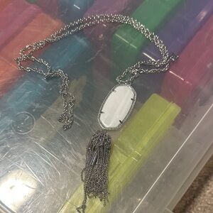 Kendra Scott Silver Pendant Necklace